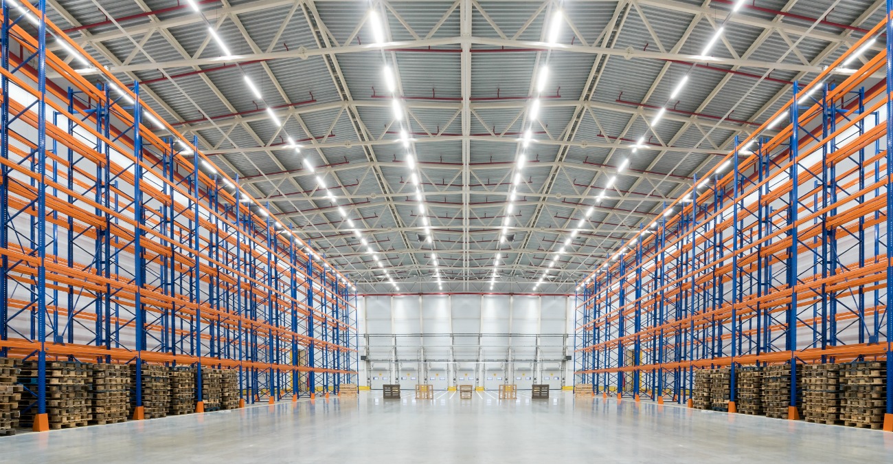 Industrial warehouse building